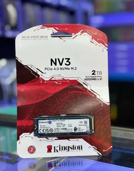 SSD Kingston NV3 2TB M2 2280 NVME PCIe 4.0 Ultra Rápido + Entrega Grátis DF