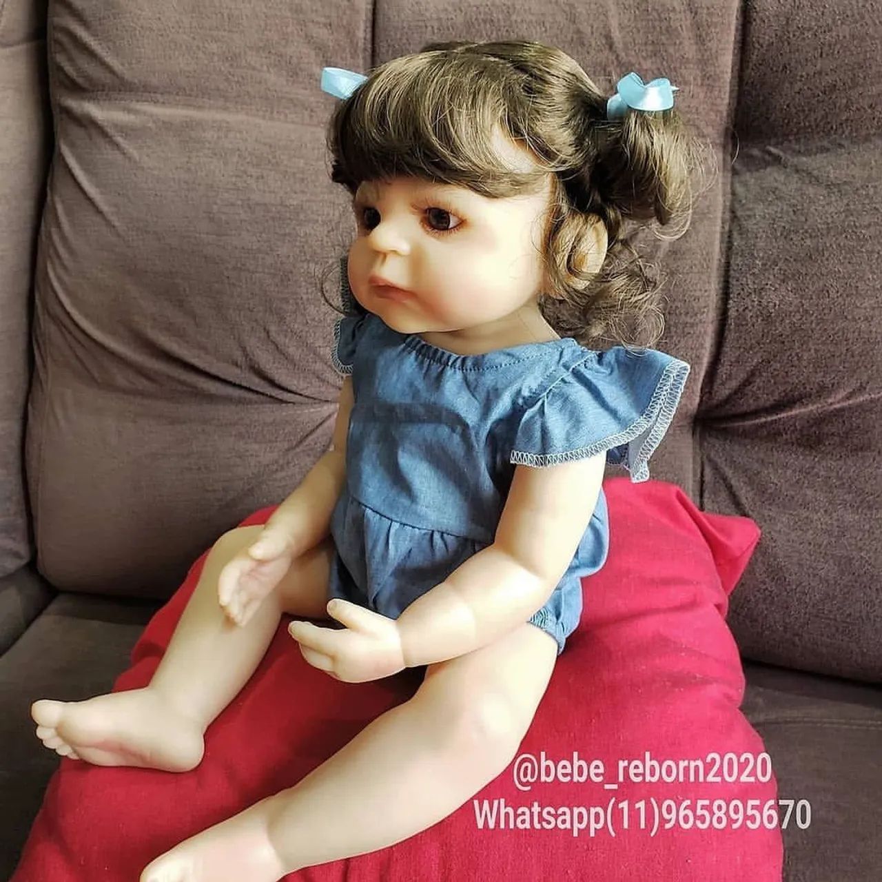 Bebê Reborn urso azul - Foto 3