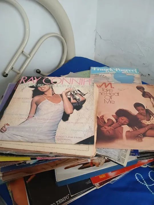 Lote de discos de vinil