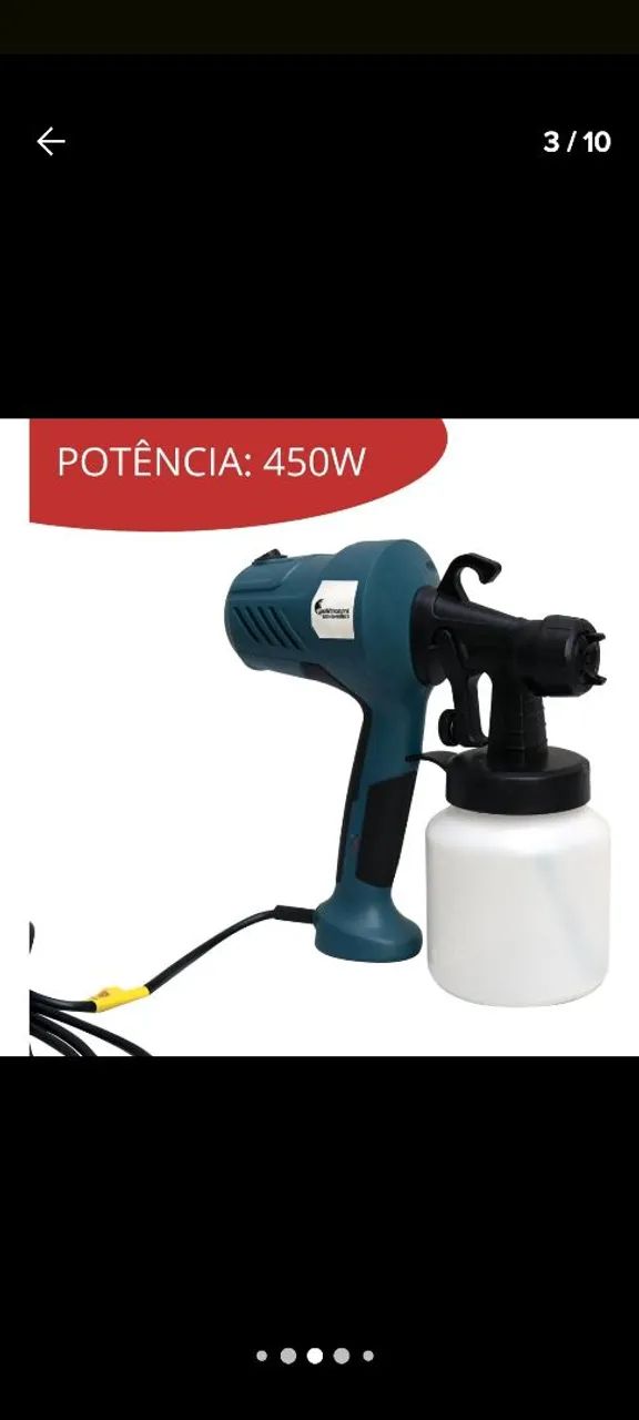 Pistola de Pintura Elétrica para Jardinagem - Foto 3
