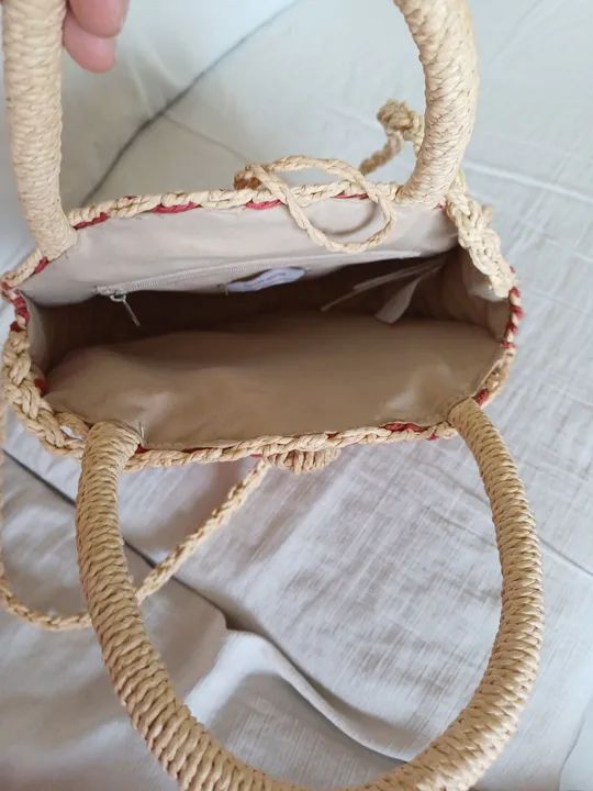 BOLSA DE PALHA DA RENNER - Foto 6