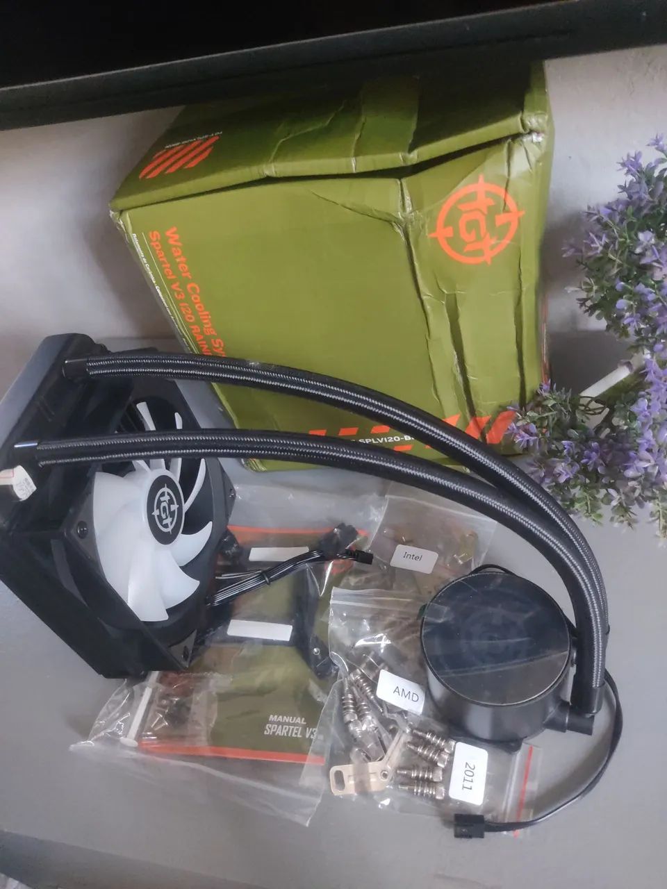 water cooler 120mm RGB