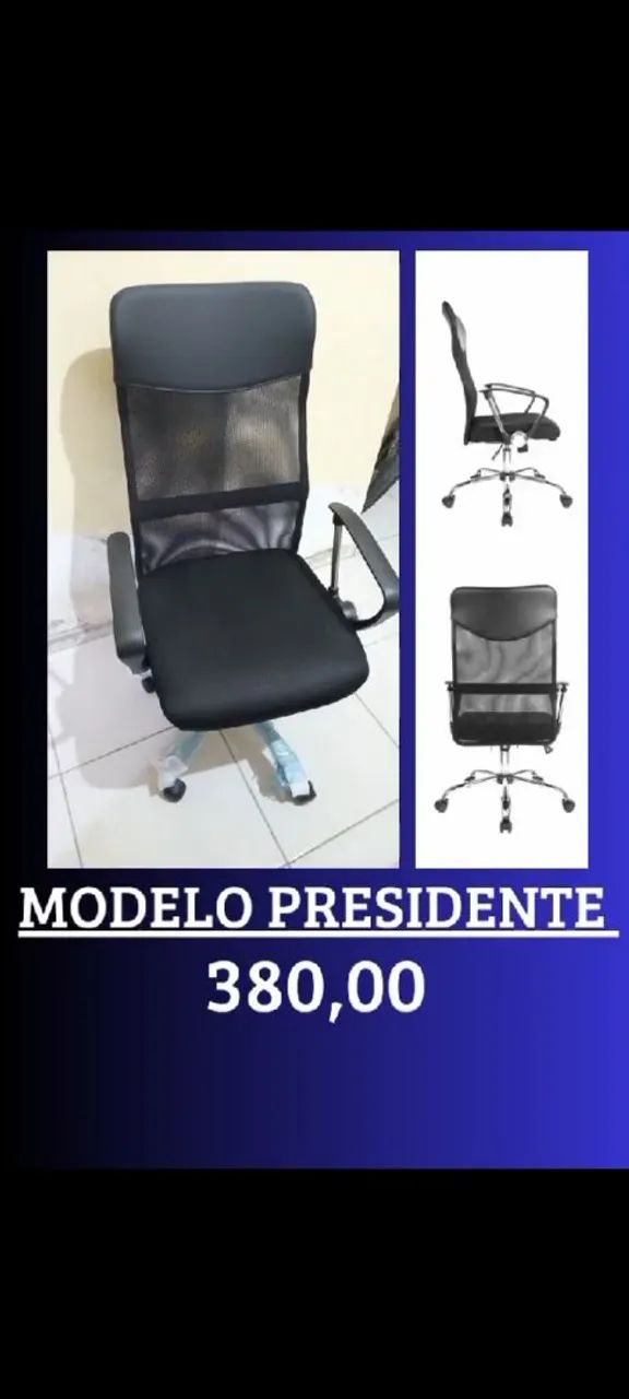 Cadeira de Escritório Presidente - Conforto e Design - Foto 2