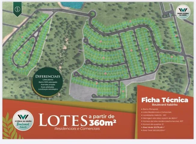 Lote no bairro boulevard Ita Ibirité   - Foto 2