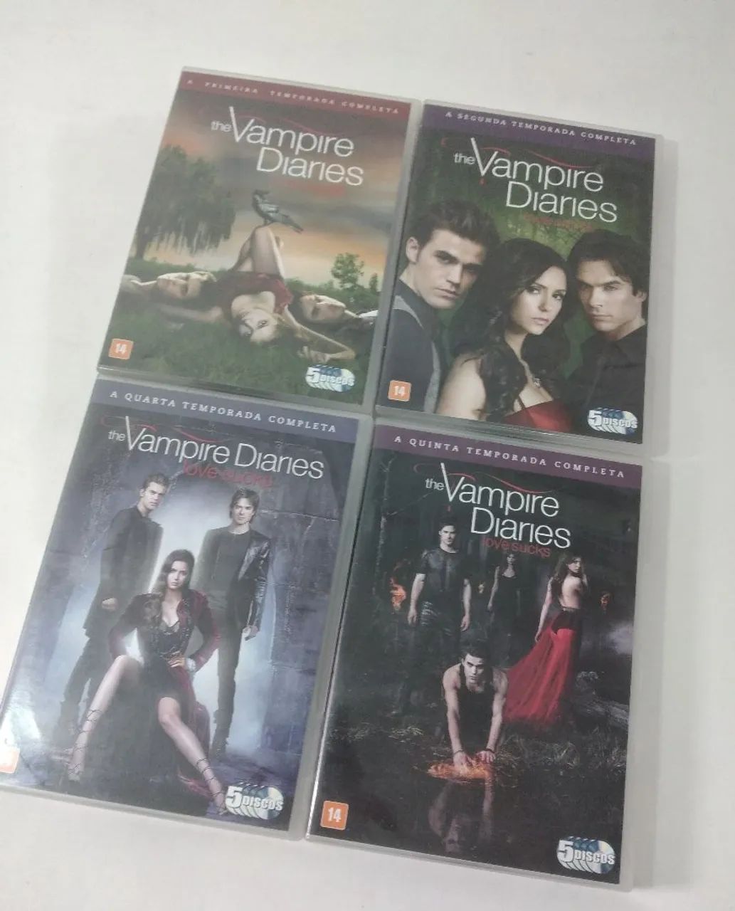 DVD box Originais Vampire Diaries - 1ª,2, 4 e  5ª Temporada Completa (DVD) - Foto 2