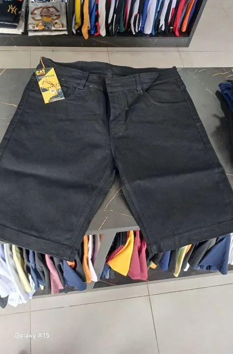 Bermuda jeans masculina  - Foto 4