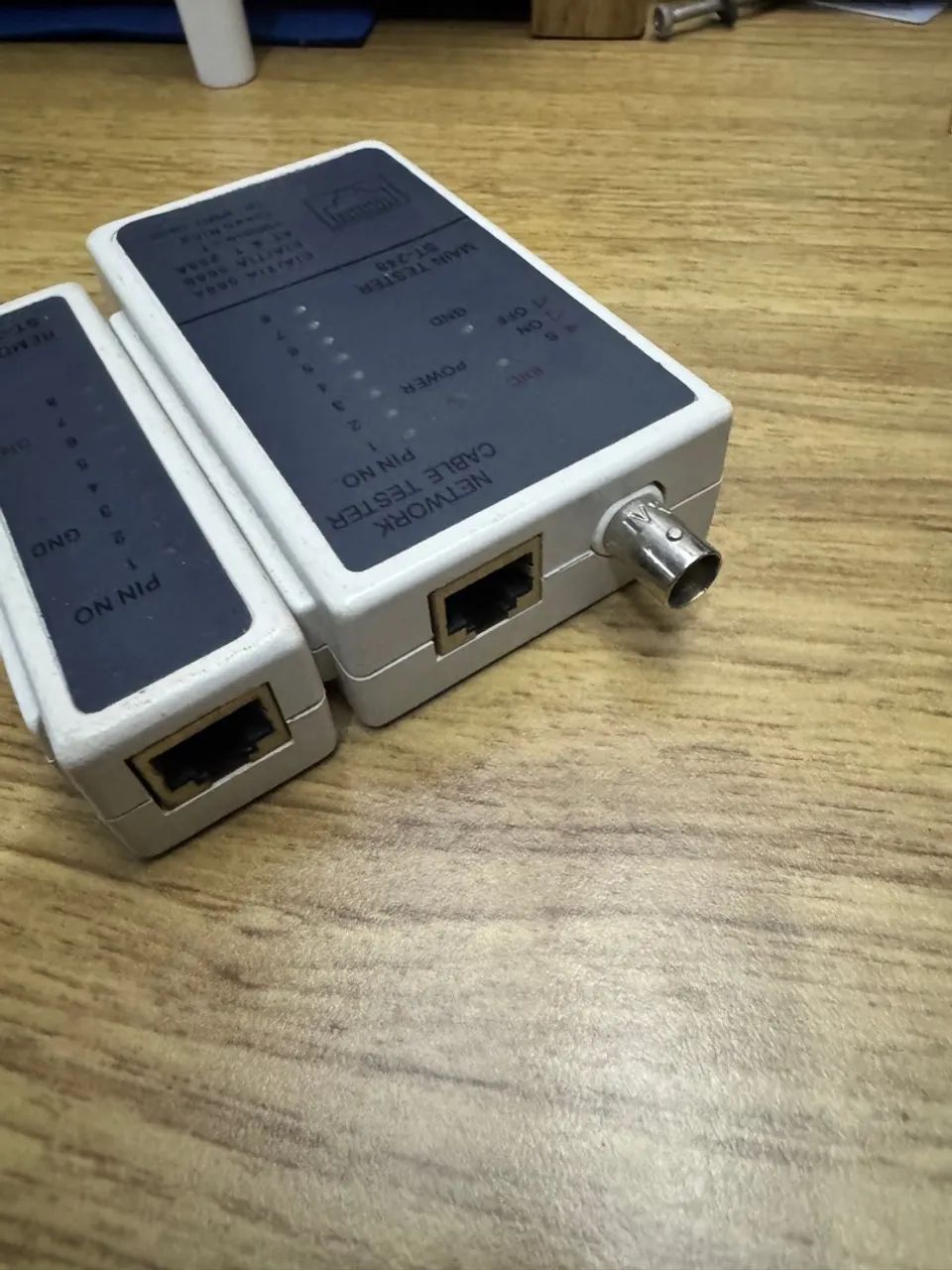 Testador de Cabo de Rede RJ45 BNC usado perfeito - Foto 5