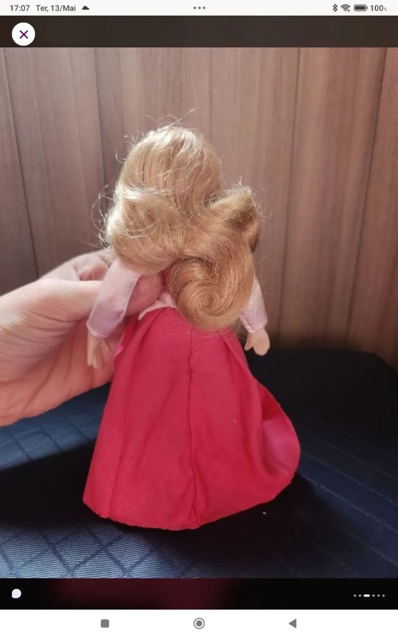 Boneca Princesa Aurora Bela Adormecida Disney importada  - Foto 2