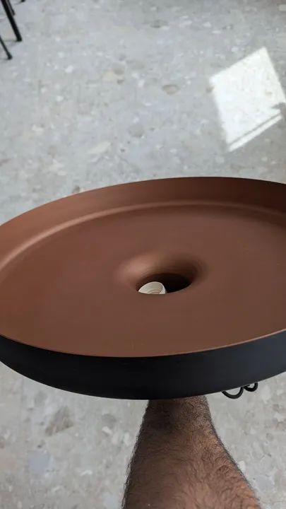 Pendente Mexicano Redondo - Due Luci 860 - usado em bom estado - Foto 2