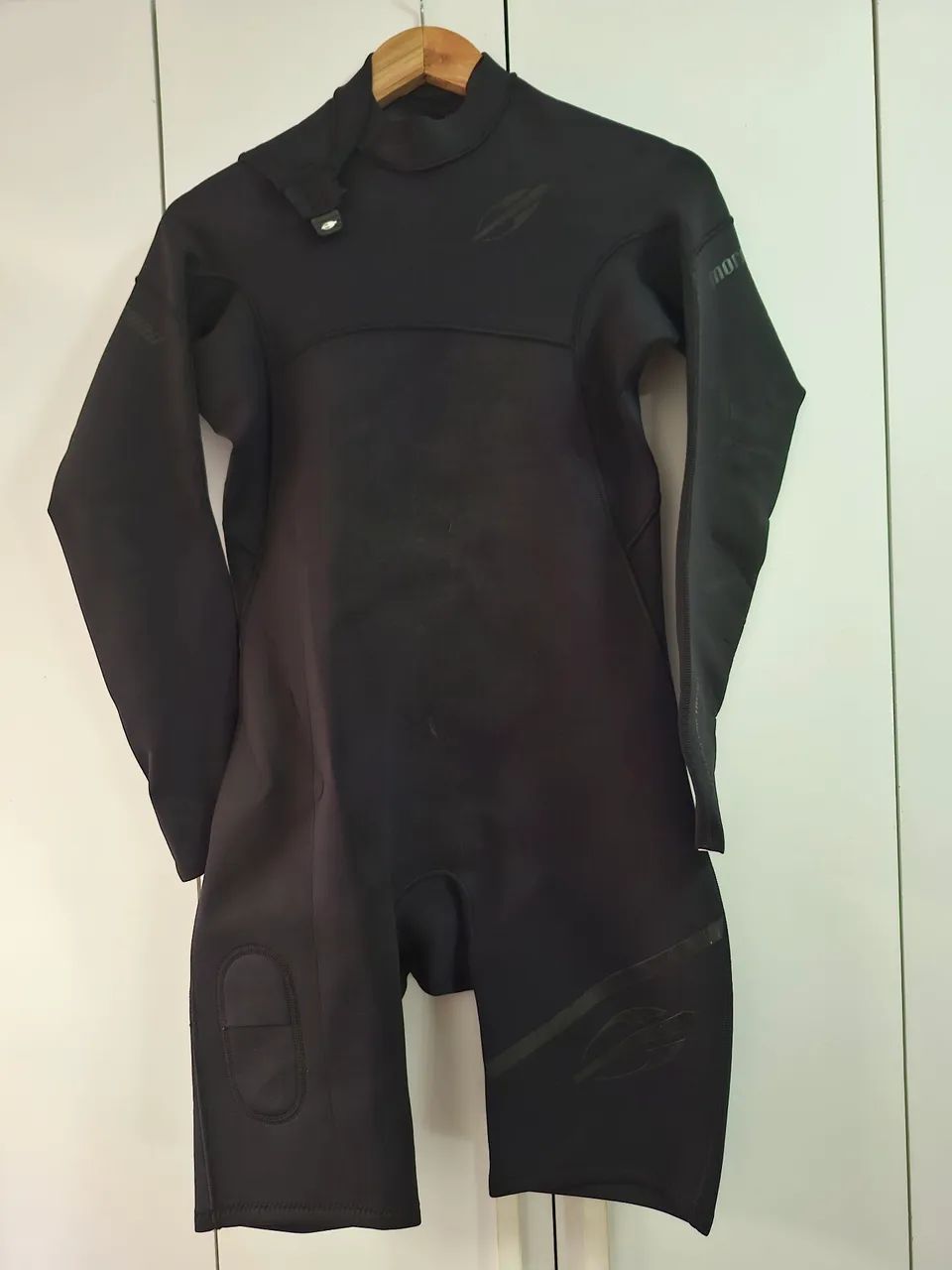 Short john manga longa 1mm masculino surf Mormaii USADO 