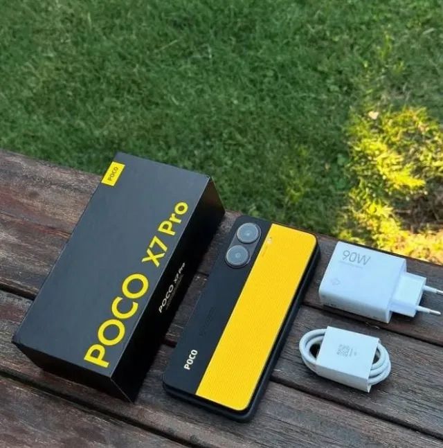 Poco X7 Pro 5g 12/256 Yellow Lacrados - Celulares e Smartphones