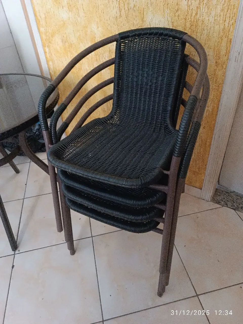 Mesa de Jantar tampão de vidro - 4 lugares - Foto 5