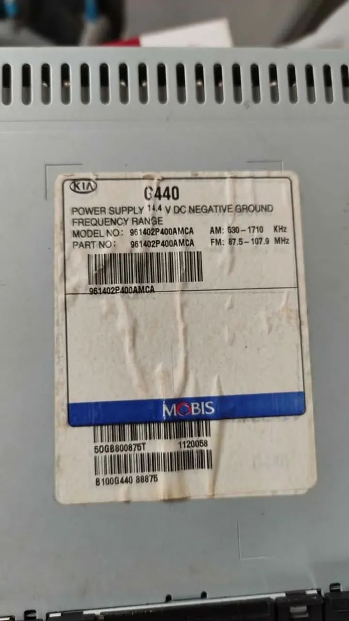 Multimídia original Kia Sorento