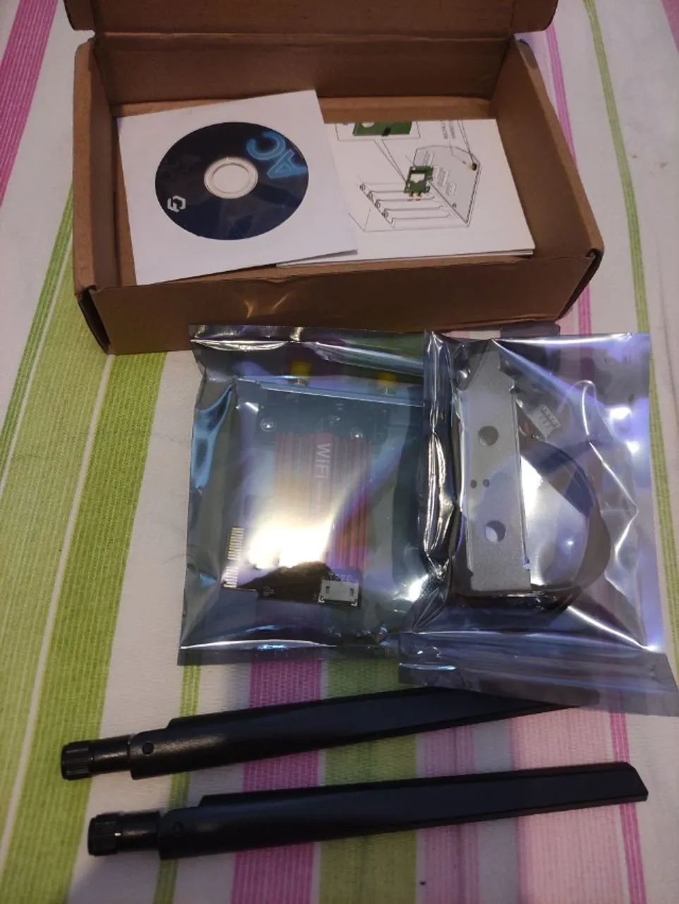 Placa de Rede Wifi 5 e Bluetooth 4.0 PCIe - Foto 2