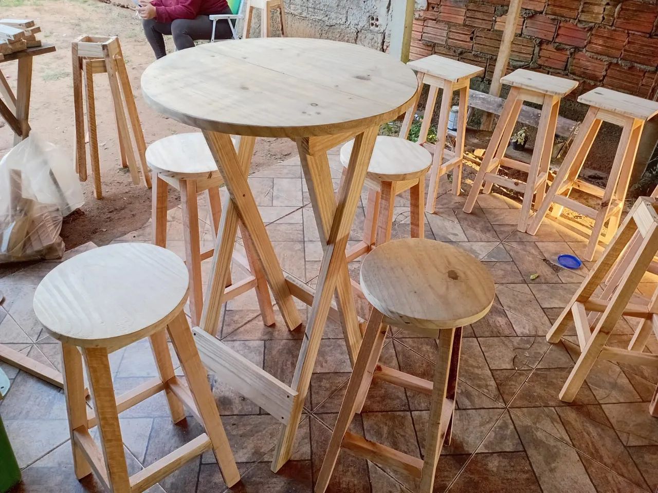 Conjunto bistrô fixo e dobrável  - Foto 4