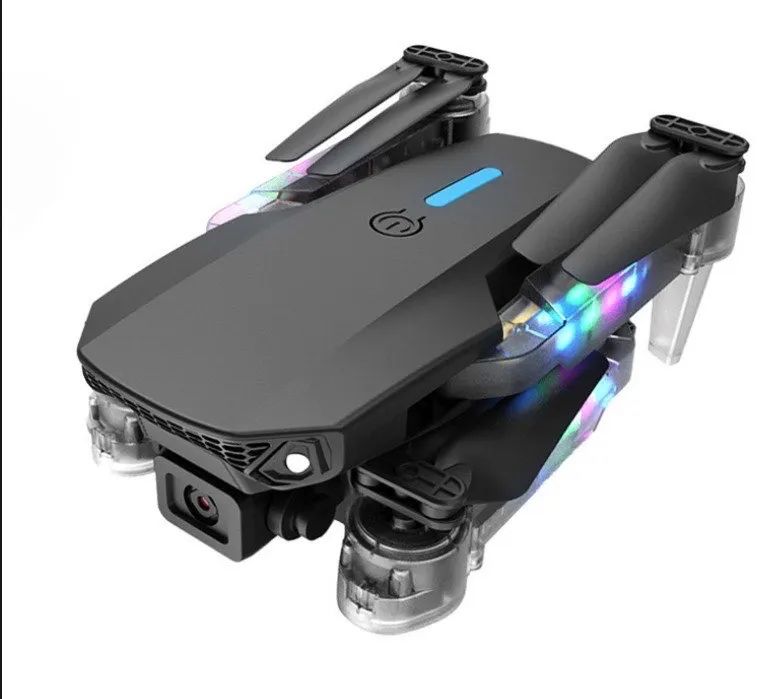 Novo! Mini drone 2 bateria recarregavel com  Led, Voa até 80 Mts com câmera diversão
