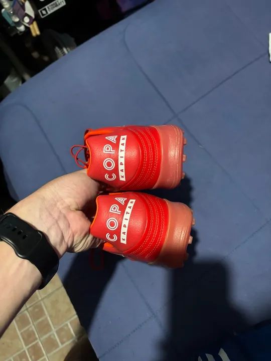 Chuteira Adidas Copa Kapitan Vermelha 43 - Foto 4