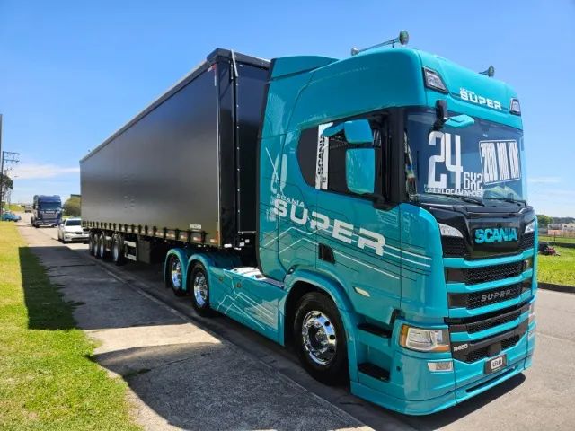 Scania R460 Super 6x2 Ano 24 Overdrive 200 Mil km + Sider4 Eixo Facchini 0km Ano 26 S/PNEU - Foto 7