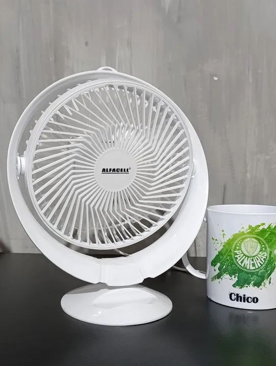 Ventilador de Mesa USB AlfaCell - Novo