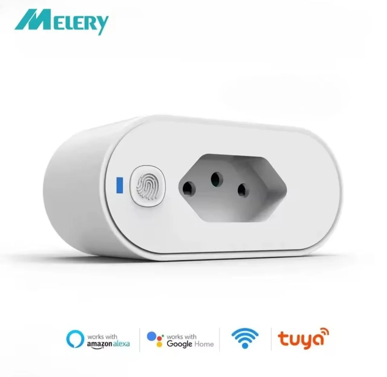 Tomada Inteligente Wi-fi Bivolt 16a Tuya Smart Life Alexa Branco