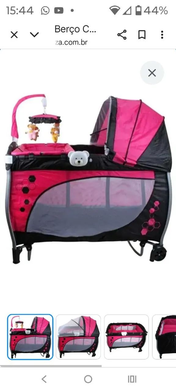 Berço balanço e cercadinho 64330449242243120