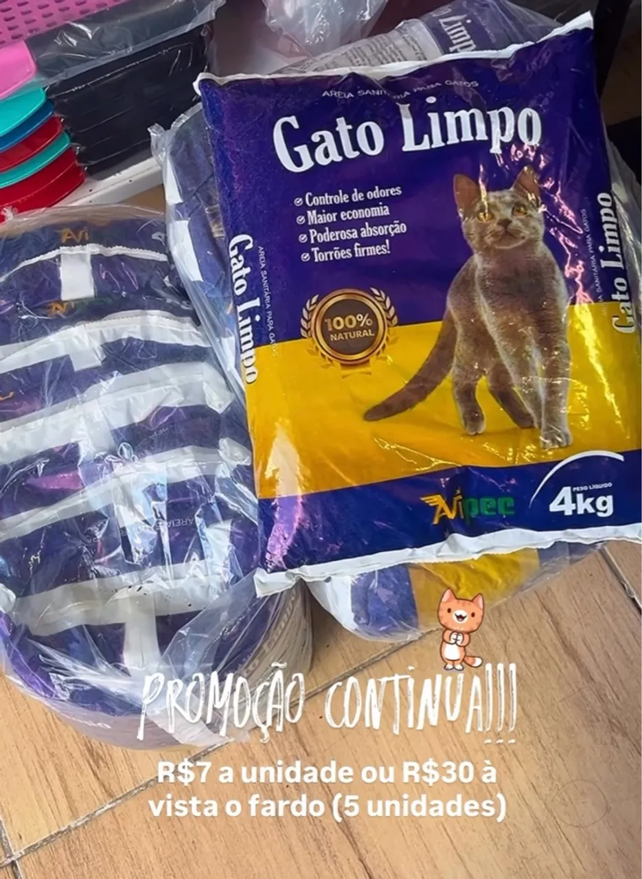 Areia Sanitária Gato Limpo - Promoção Imperdível!