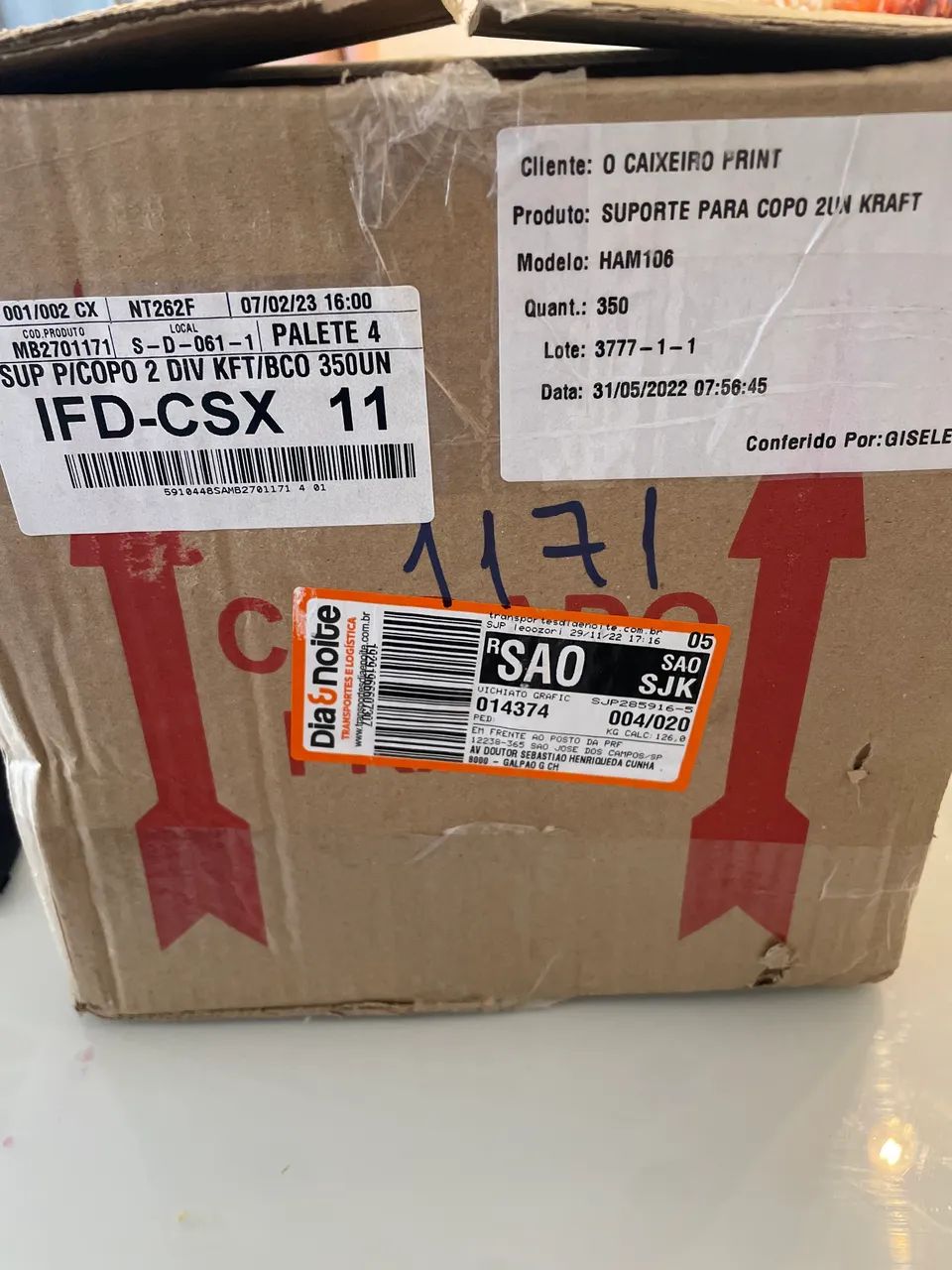 Suporte duplo para copos delivery  - Foto 2
