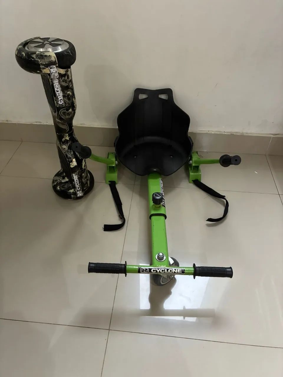 Woverboard/ com carrinho - Cyclone com carregador