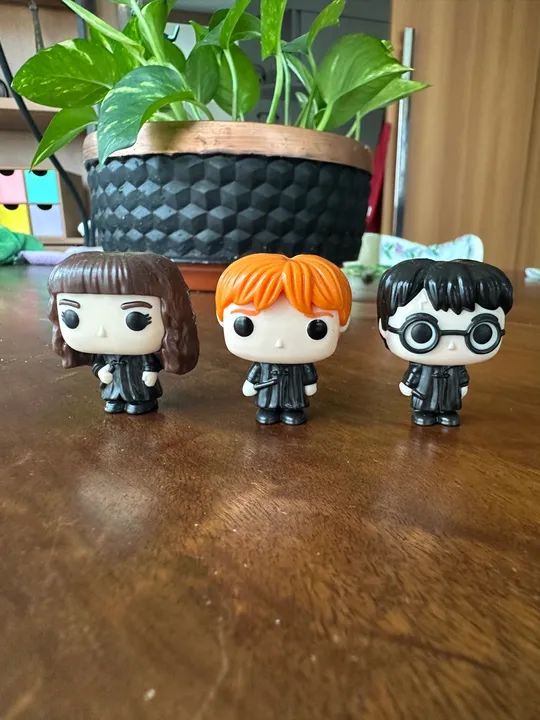 Kinder joy Funko Pop Harry Potter, Hermione e Rony