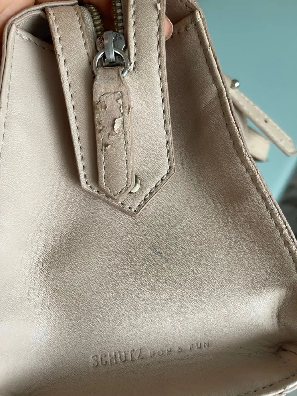 Bolsa Schutz Bege - Foto 3