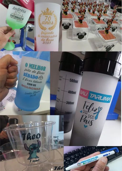 Copo em acrílico - Personalizado