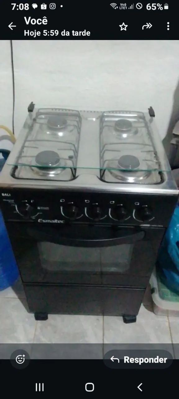 Fogão 4 Bocas Esmaltec - Foto 2