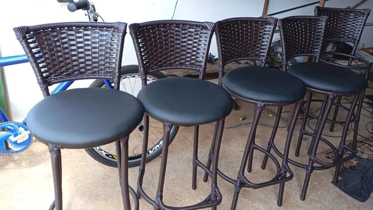 Banquetas artesanal feita a mão 