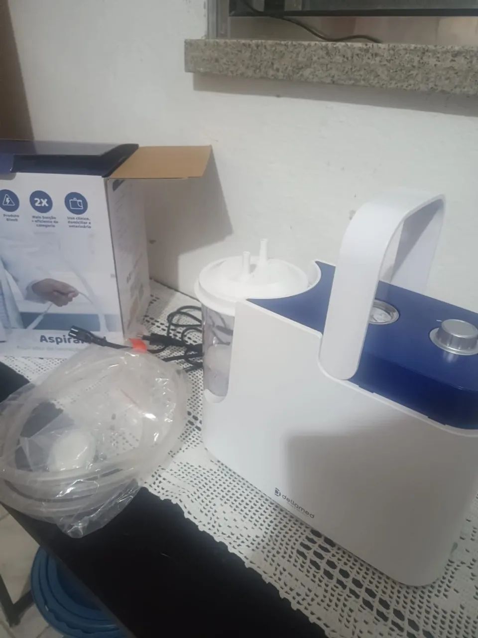 Aspirador de Secreção e Fluidos AspiraMed Dellamed - Foto 4