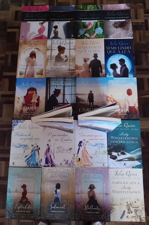 Coleção de livros da Julia Quinn