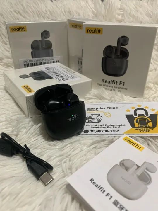 Fone Bluetooth Realfit F1 Novo Imperdível!!! - Foto 4