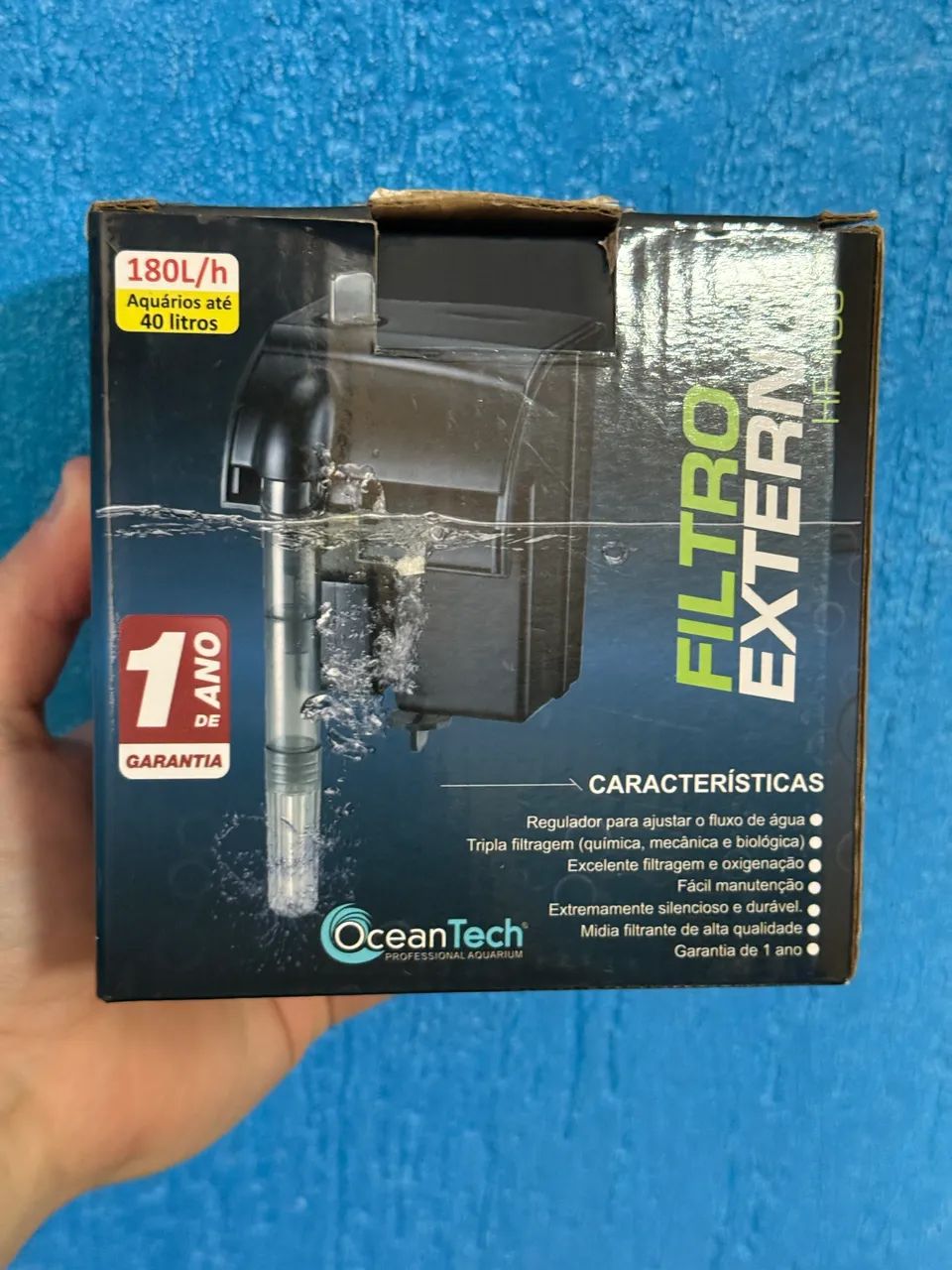 Filtro Hang On hf100 novo  