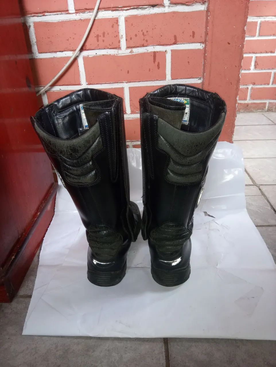 Botas motoqueiro cano longo n°41OFERTÃO*  - Foto 2