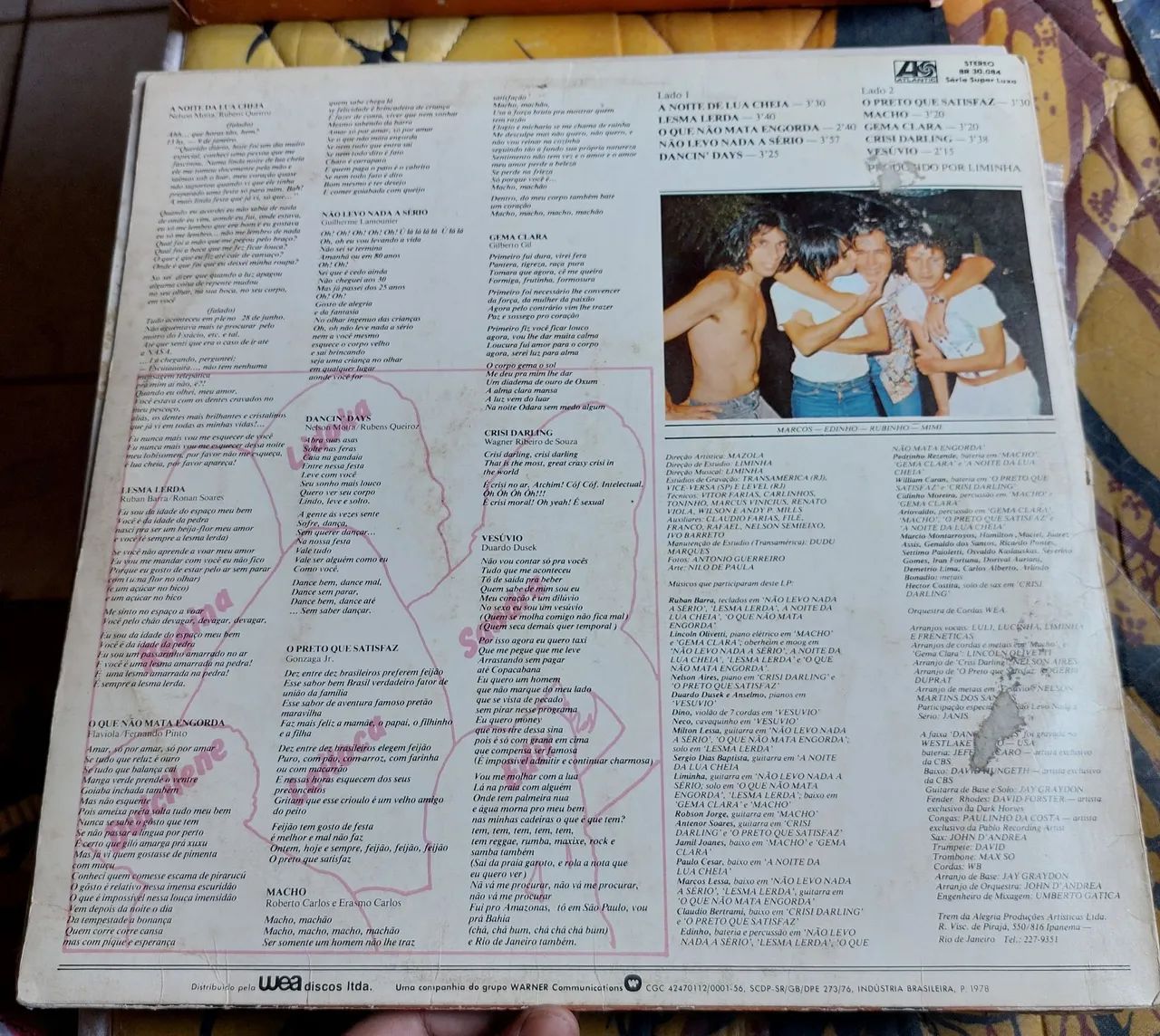 Lp Frenéticas - caia na gandaia - 1978 disco de vinil - Foto 2