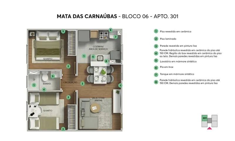 *NOME DO EMPREENDIMENTO - Sinal a partir de R$ 3 Mil e ainda pode USAR SEU FGTS como entra - Foto 5