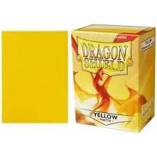 Dragon Shield Sleeves - Yellow Matte - 100 unidades - Pokemon, Magic, Lord of the Rings - Foto 3