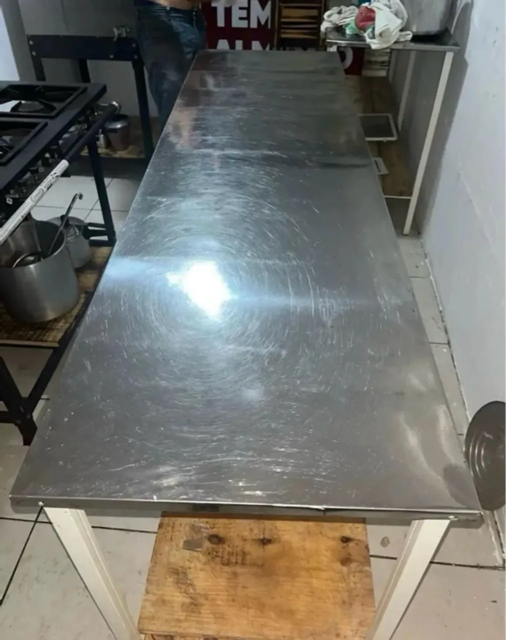 Mesa Inox para Cozinha Industrial