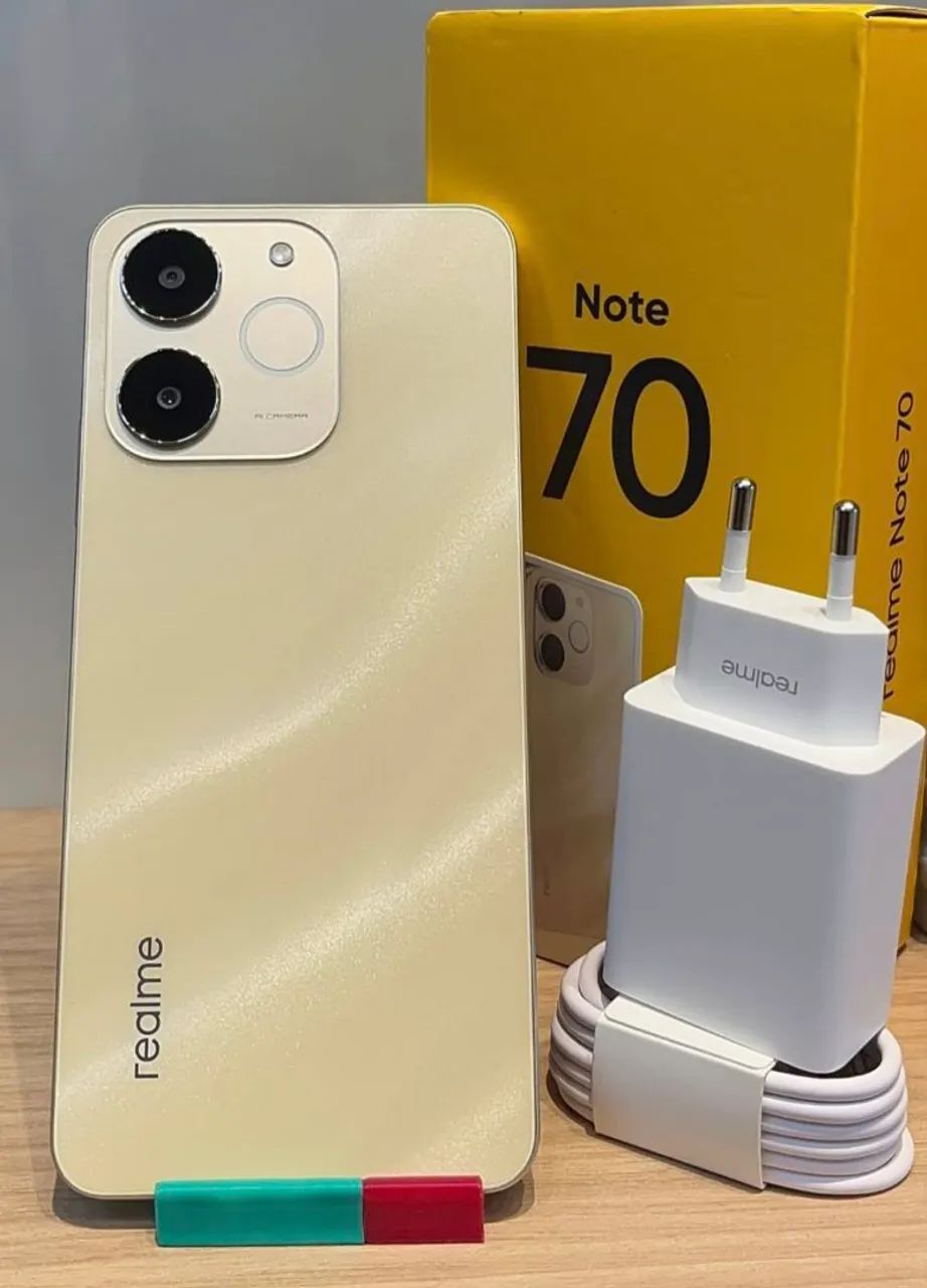 Realme Note 70 **** Dourado - 256Gb Em Promoção 