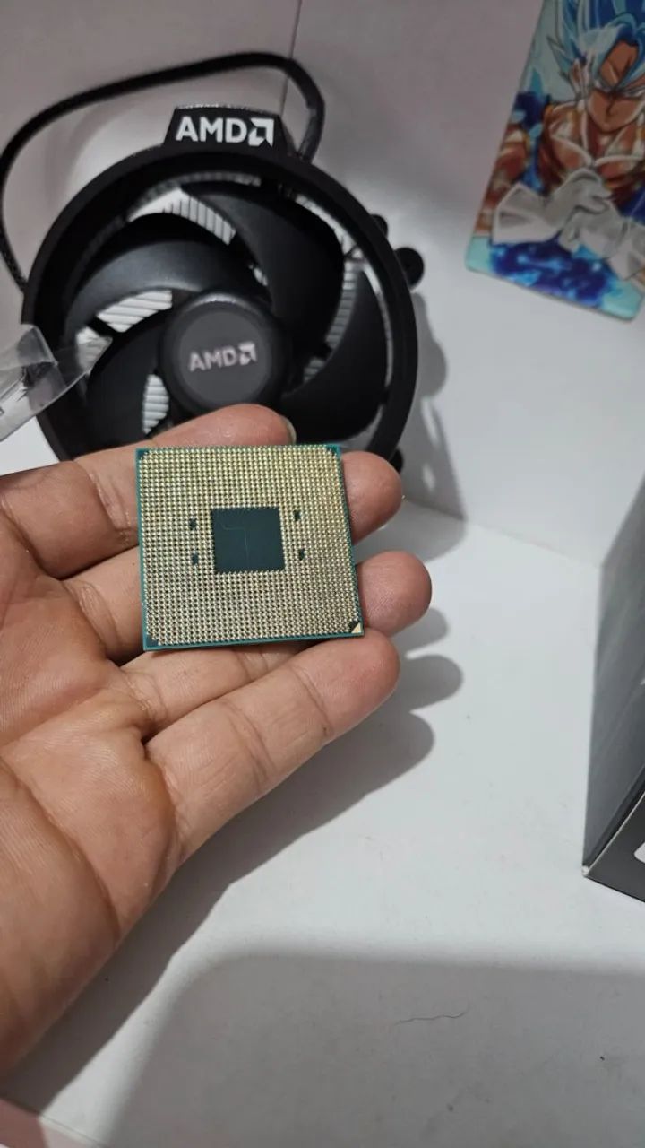 Processador Amd Ryzen 5 5600g Com Vídeo 7 Núcleos12 3.9 ghz am4 - Foto 4