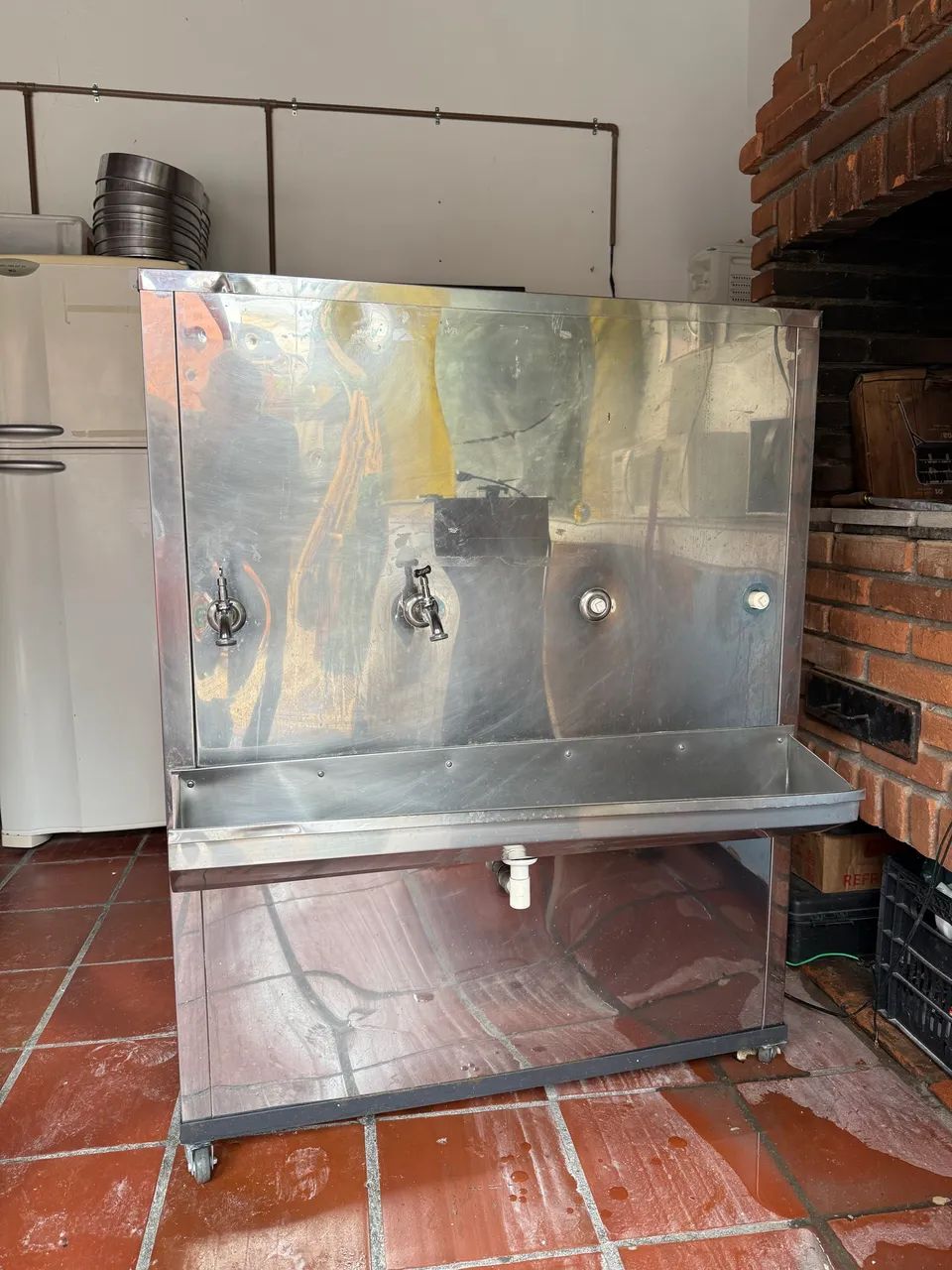 Bebedouro industrial INOX 200L 220V - Foto 5