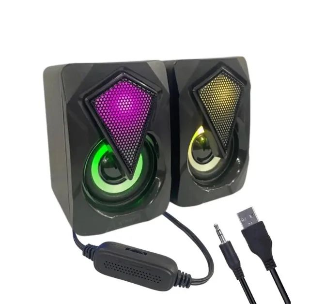 Caixa De Som Para Pc e Notebook 6w Knup - Foto 4