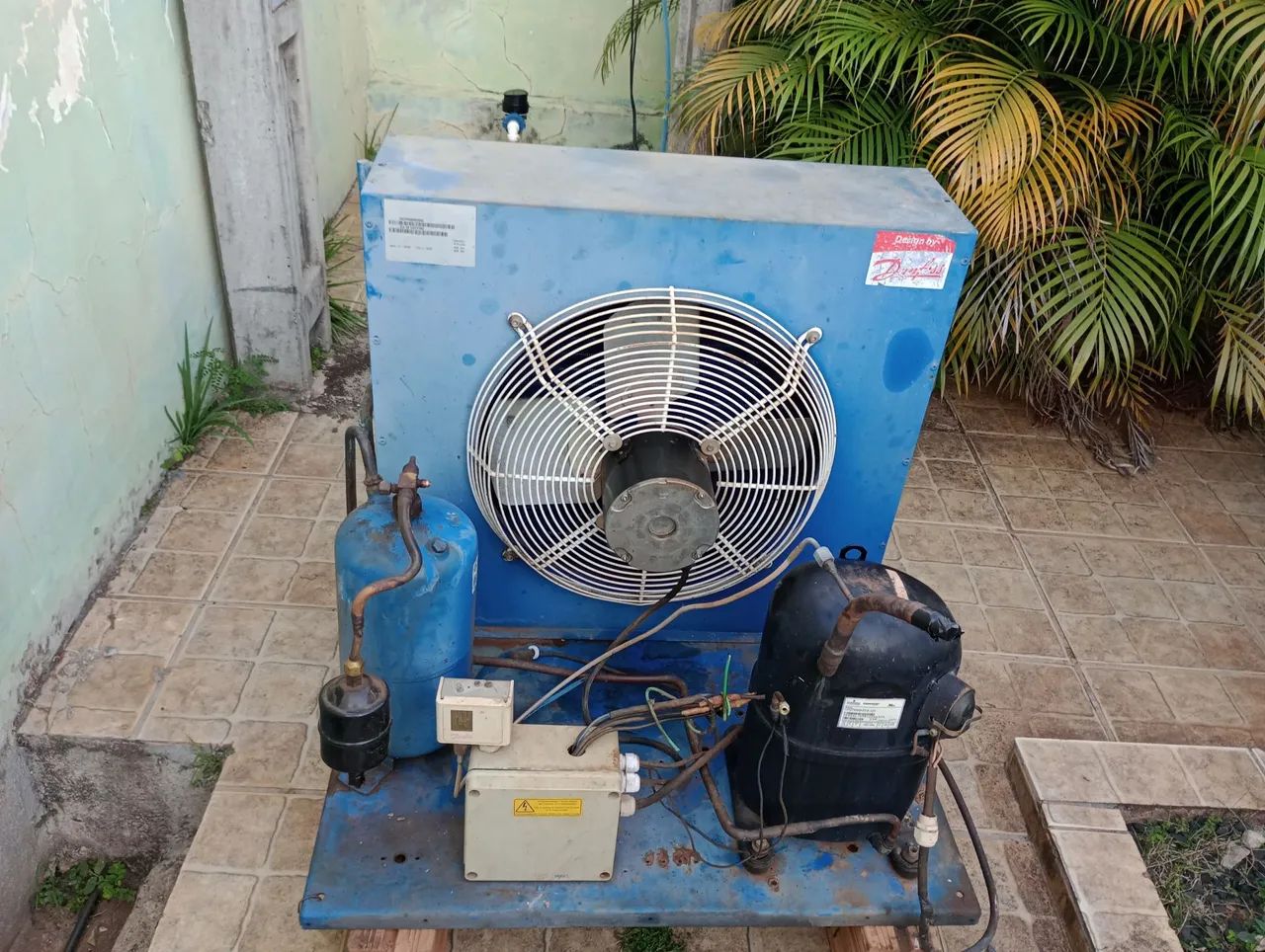  Unidade condensadora câmera fria 3hp completo 
