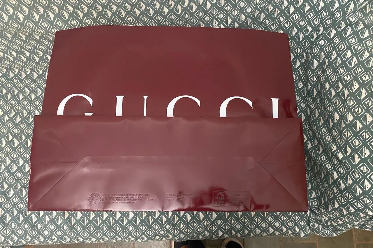 Sacola de papel Gucci grande  - Foto 3