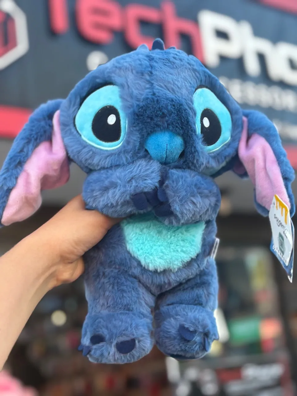 Urso original do Stitch mexe a orelhinha. 30cm