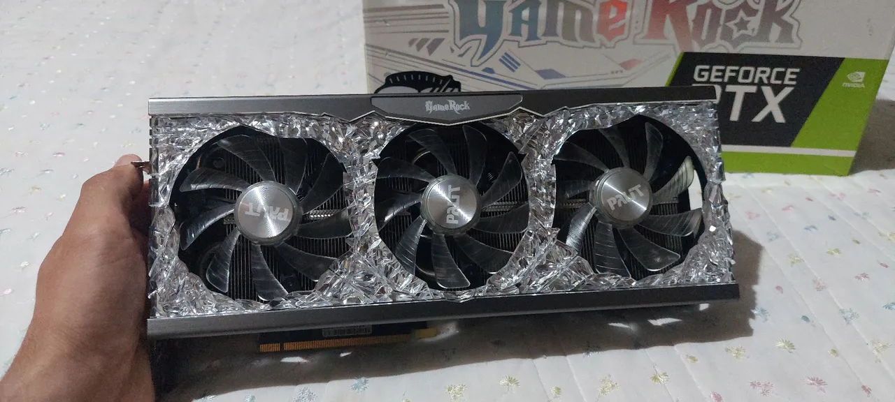 Placa de Vídeo RTX 3070 Palit GeForce GameRock